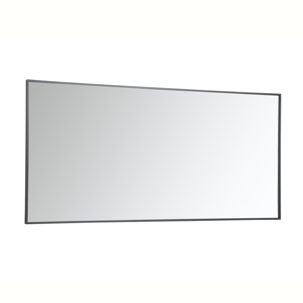 Metal Frame Rectangle Mirror 30 Inch In Black