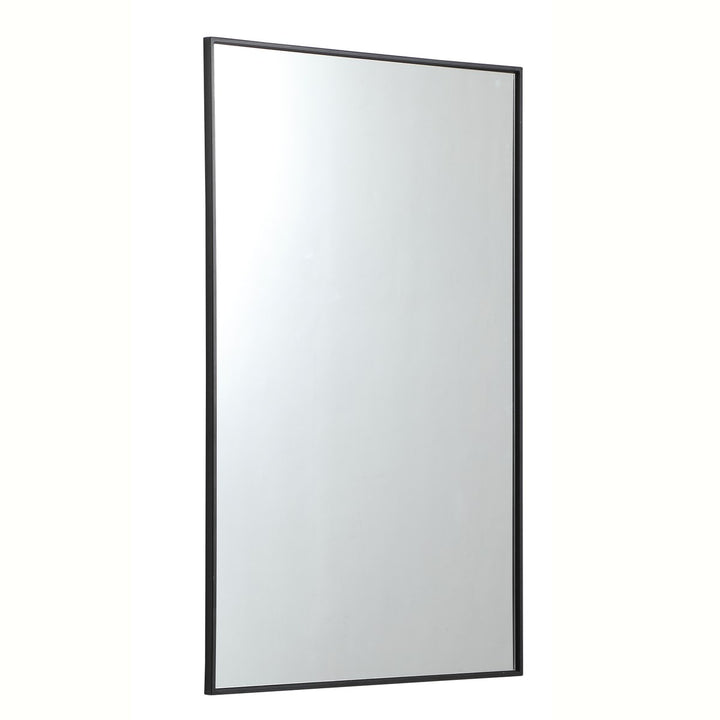 Metal Frame Rectangle Mirror 30 Inch In Black