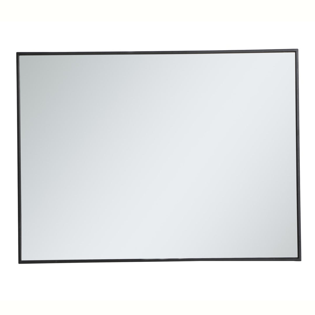 Metal Frame Rectangle Mirror 30 Inch In Black