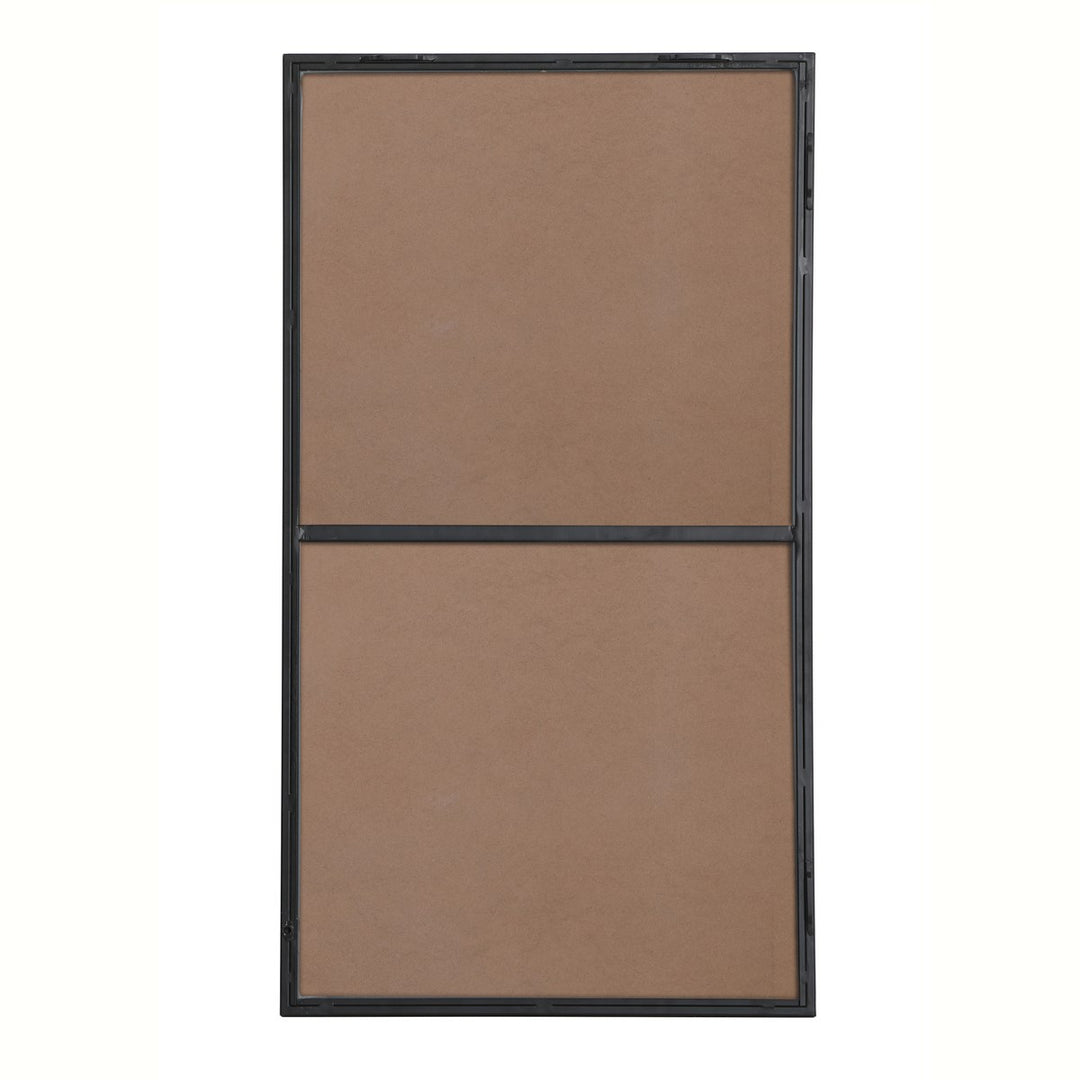 Metal Frame Rectangle Mirror 20 Inch In Black