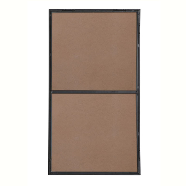 Metal Frame Rectangle Mirror 20 Inch In Black