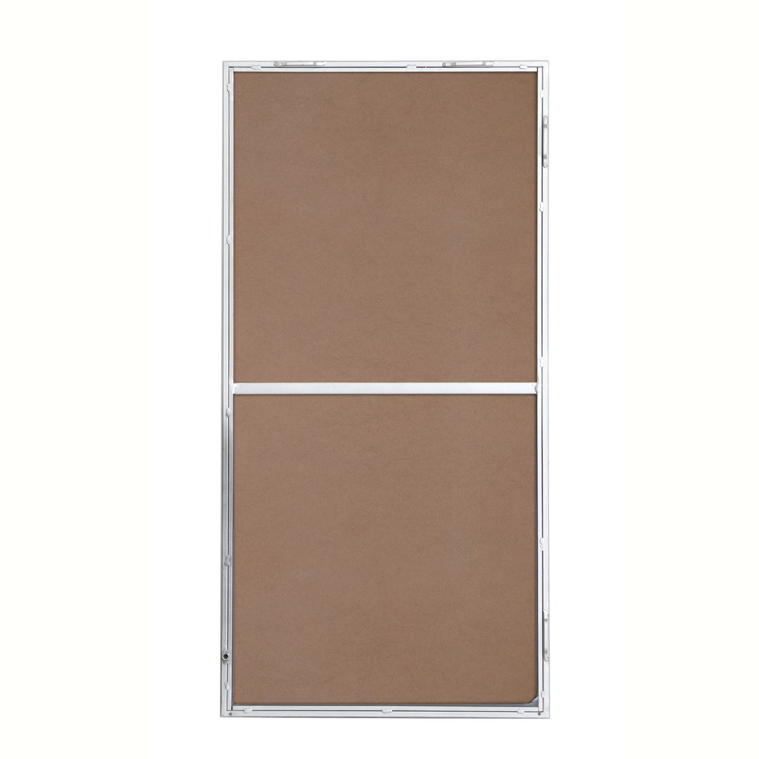 Metal Frame Rectangle Mirror 18 Inch In Silver
