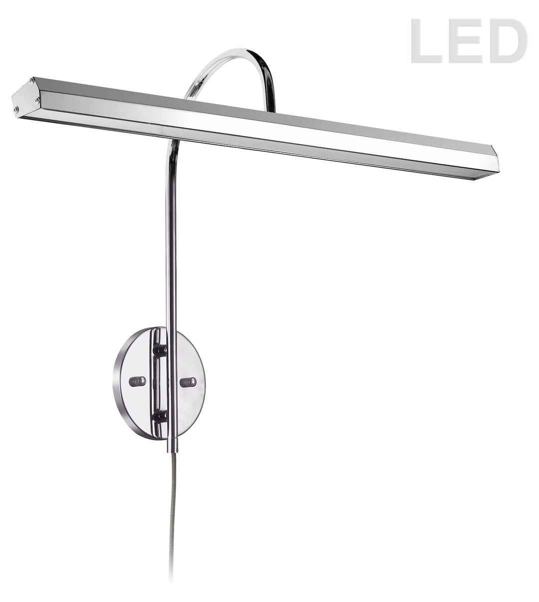 30W Picture Light Polished Chrome Finish by Dainolite