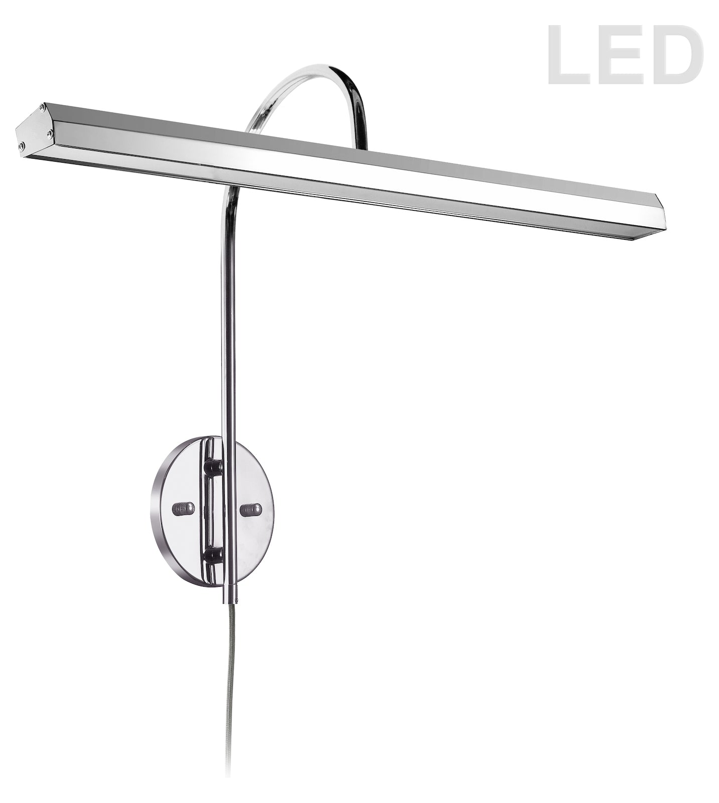 30W Picture Light Polished Chrome Finish by Dainolite