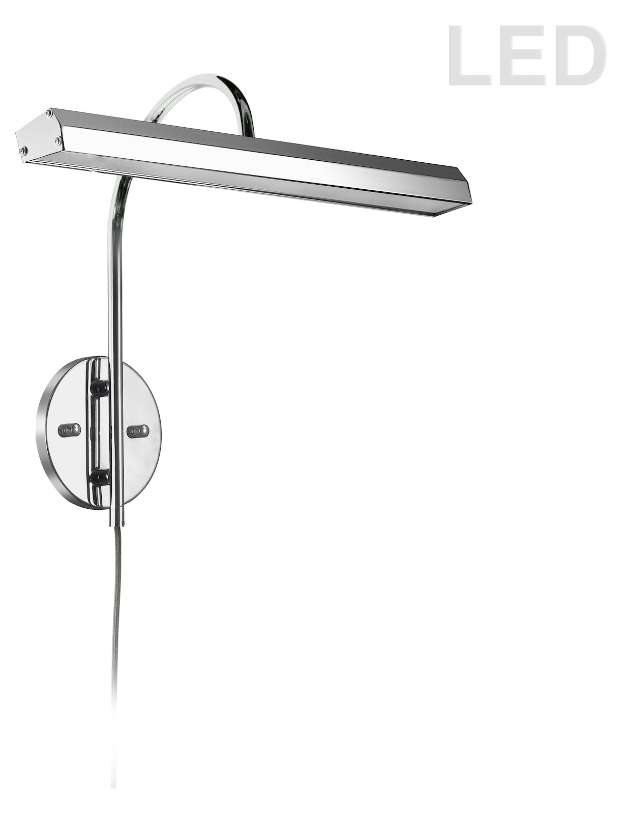 24W Picture Light Polished Chrome Finish by Dainolite