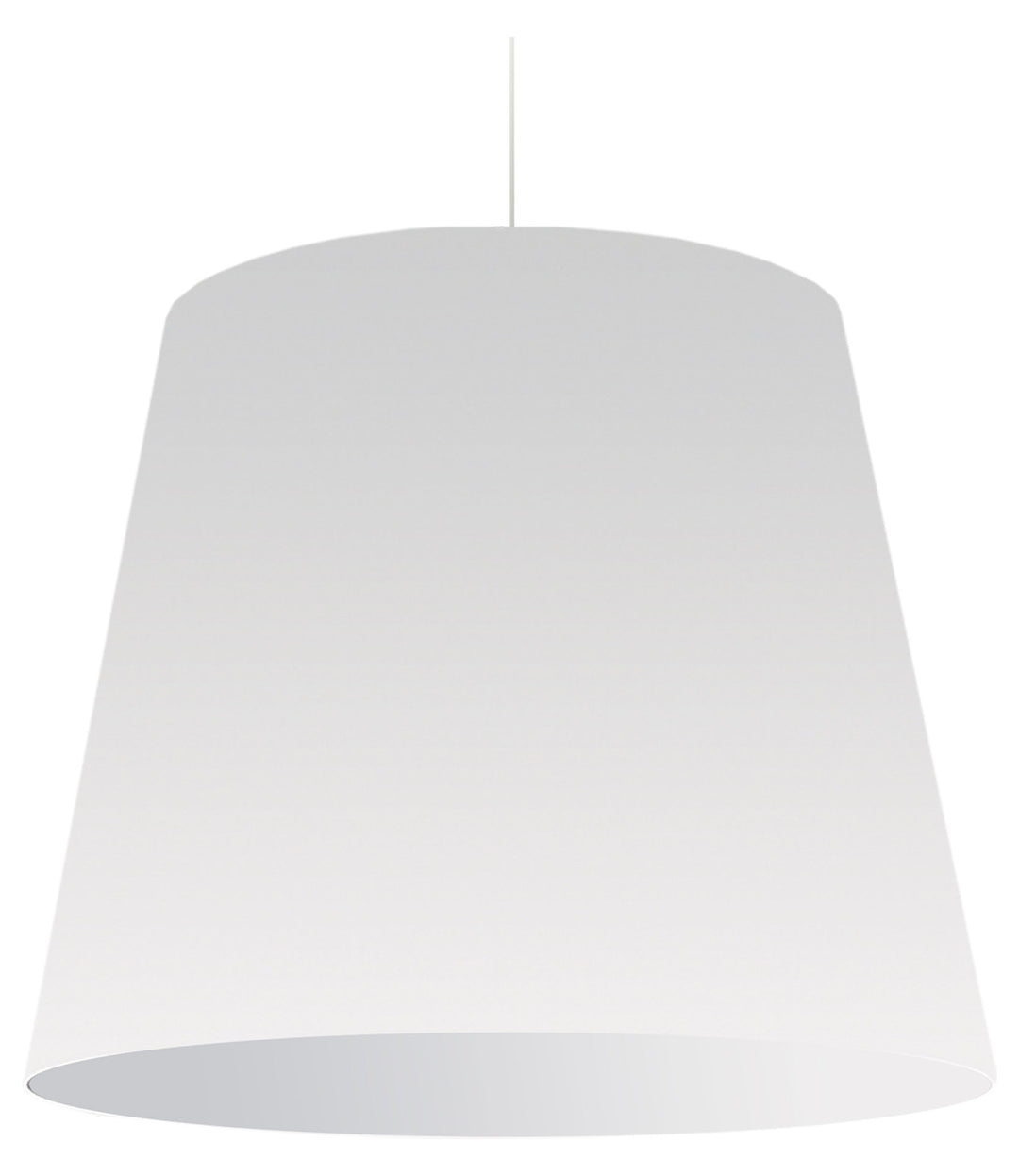 1Lt  Pendant X-Large White Shade by Dainolite