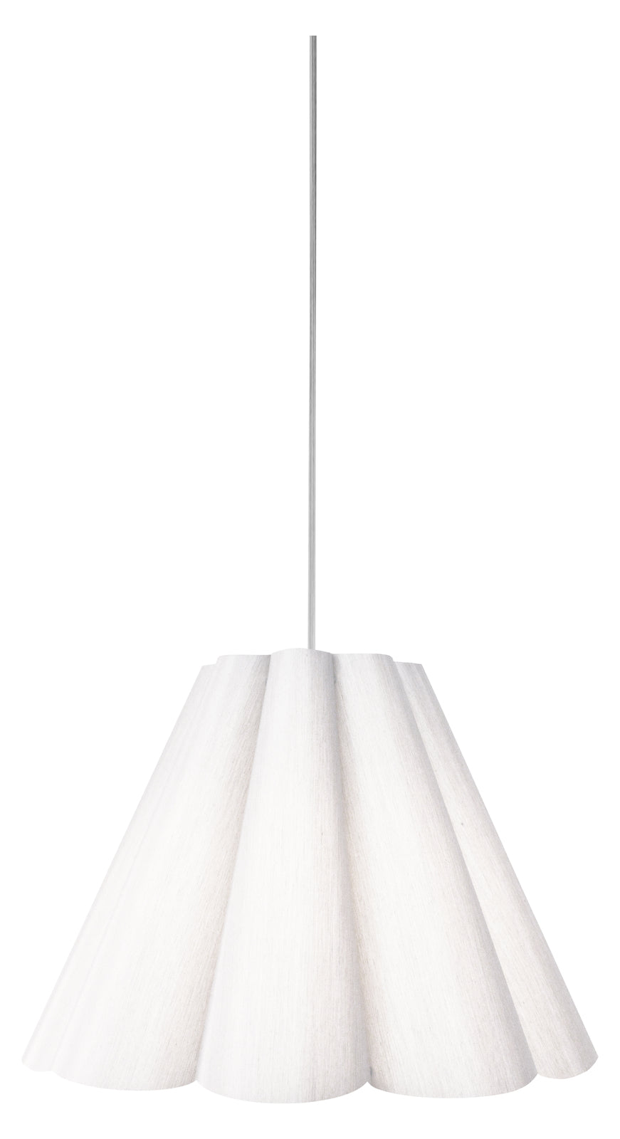 1Lt  Pendant Jtone WhtSmall Polished Chrome by Dainolite