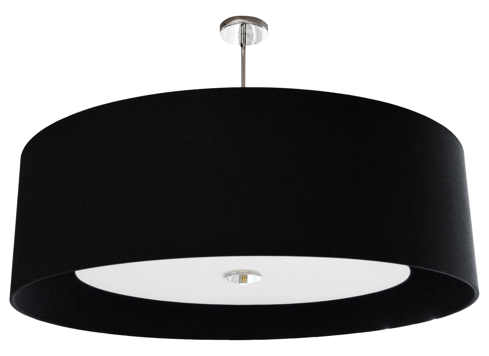 4Lt  Pendant Pc Black W/White Diffuser by Dainolite
