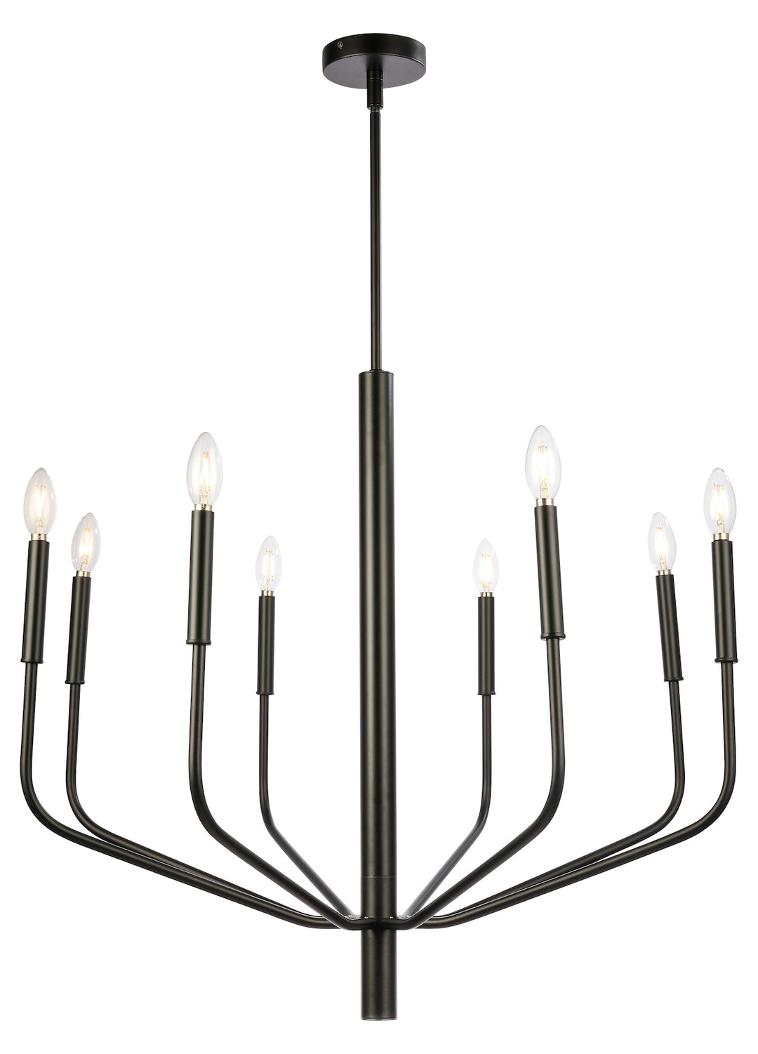 8Lt Chandelier Mb Finish by Dainolite