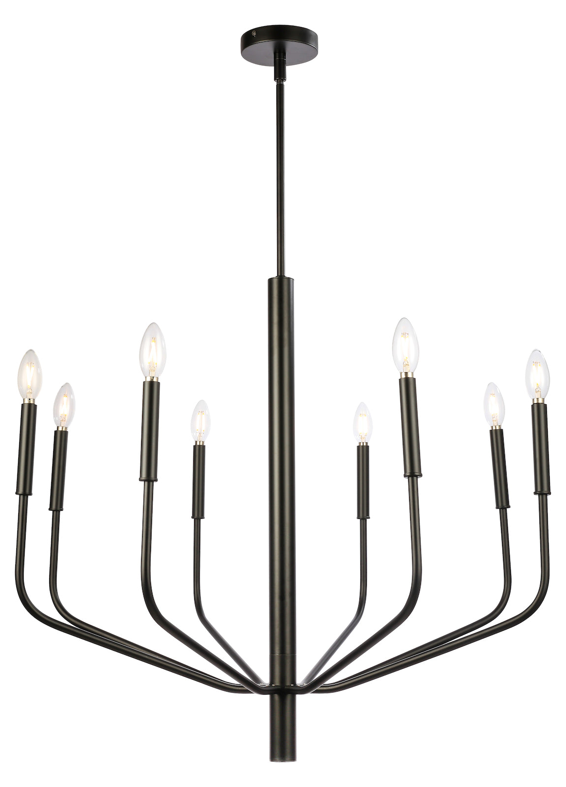 8Lt Chandelier Mb Finish by Dainolite