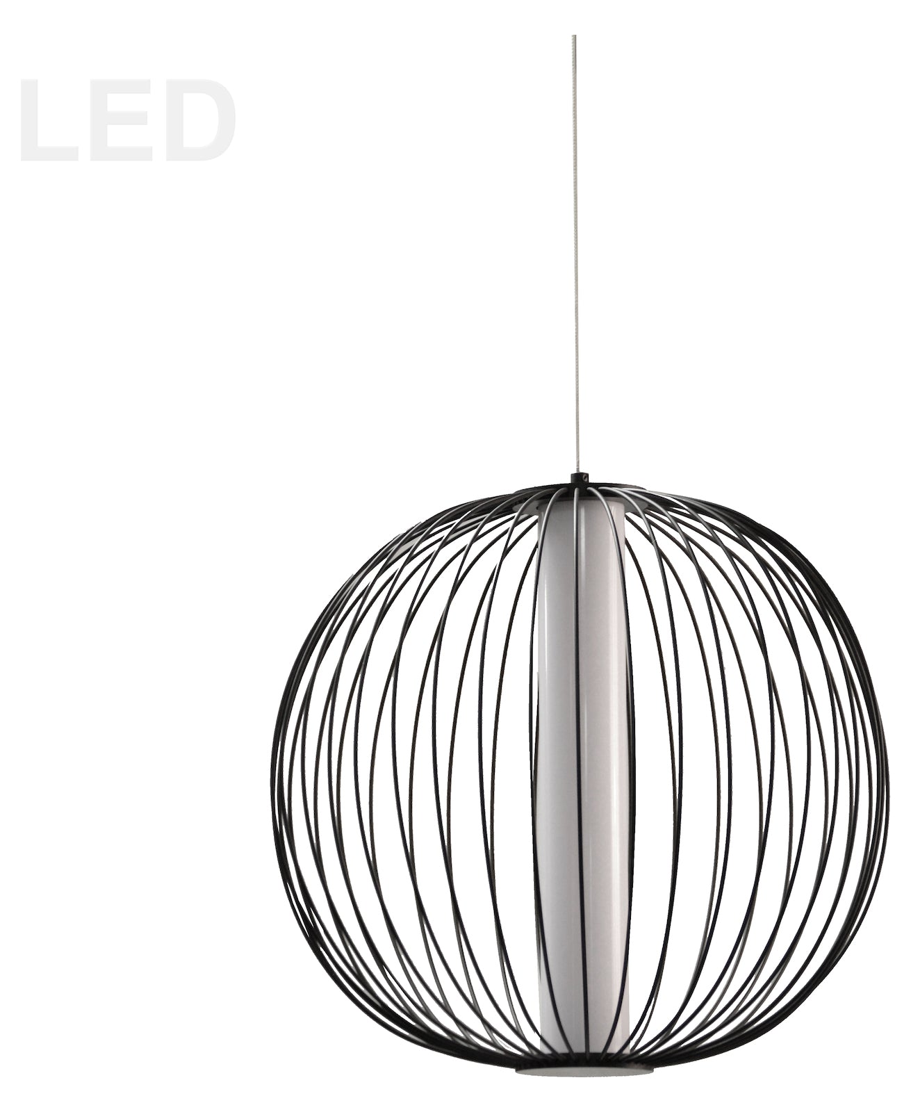 20W Pendant Mb Finish W/ White Acrylic by Dainolite