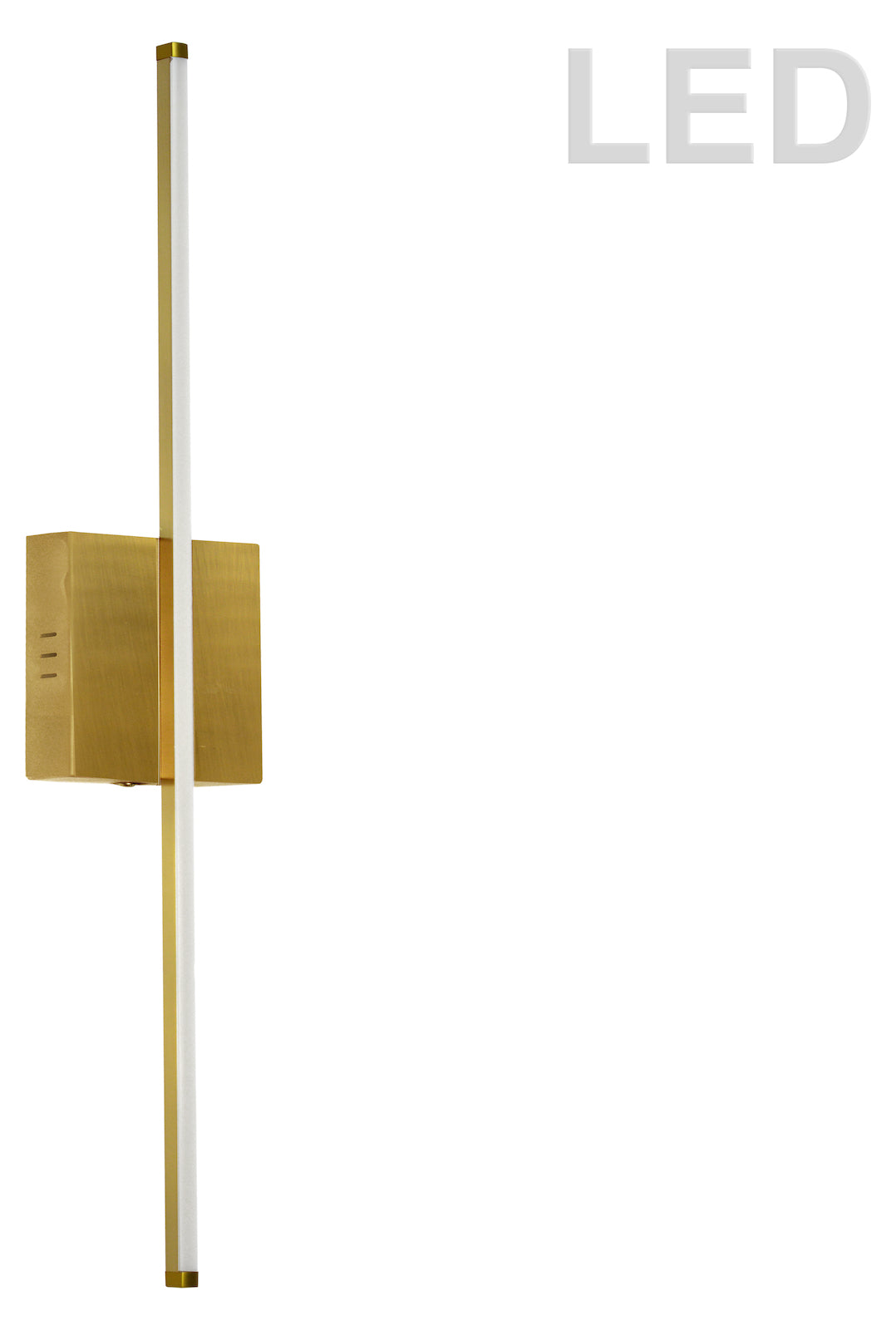 19W Wall Sconce Agb W/Wh Acrylic Diffuser by Dainolite