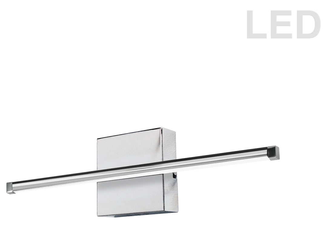 19W Wall Sconce Pc W/Wh Acrylic Diffuser by Dainolite