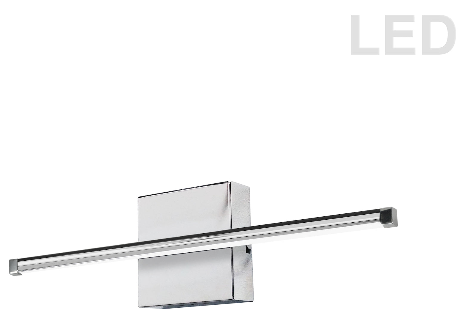 19W Wall Sconce Pc W/Wh Acrylic Diffuser by Dainolite