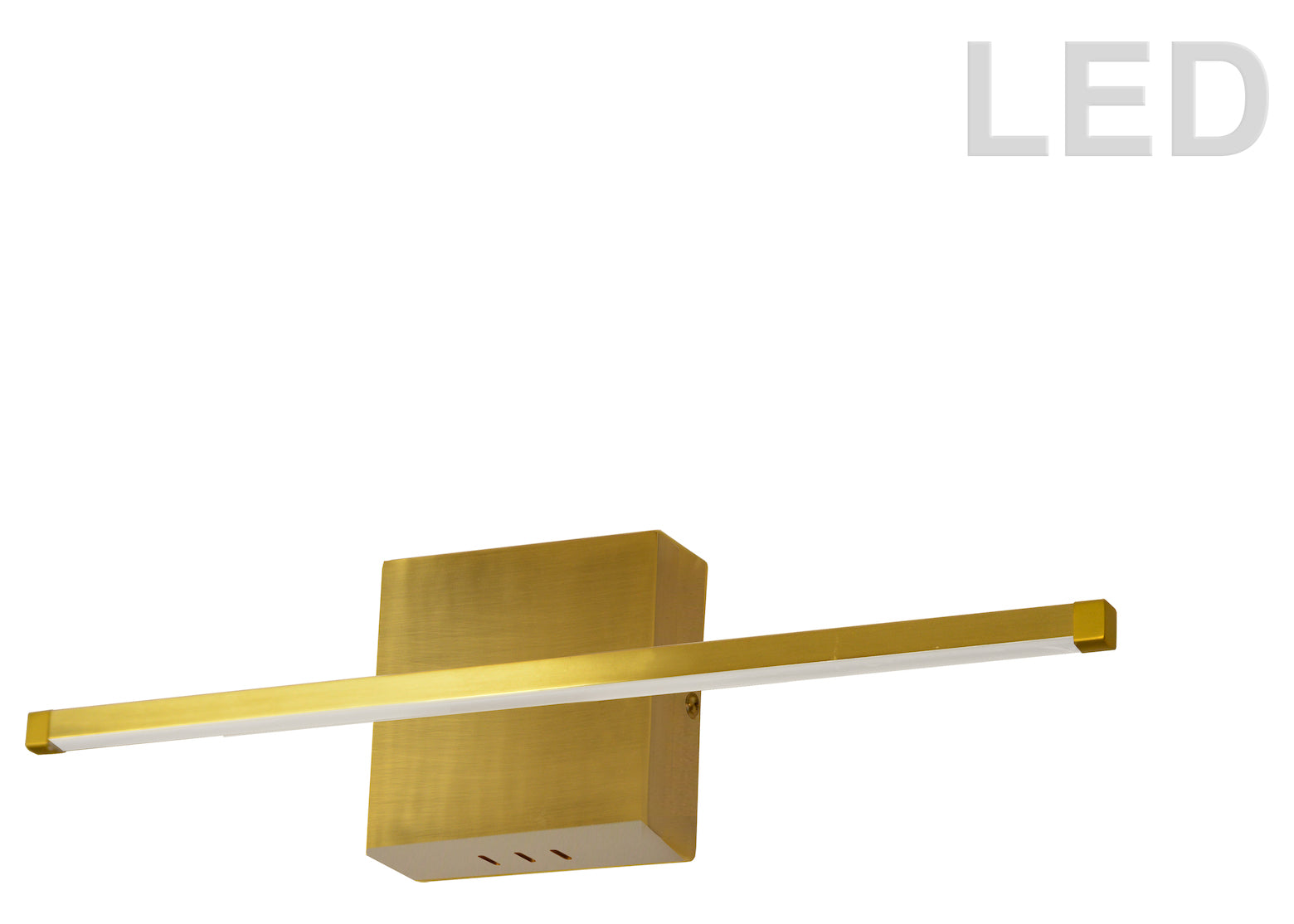 19W Wall Sconce Agb W/Wh Acrylic Diffuser by Dainolite