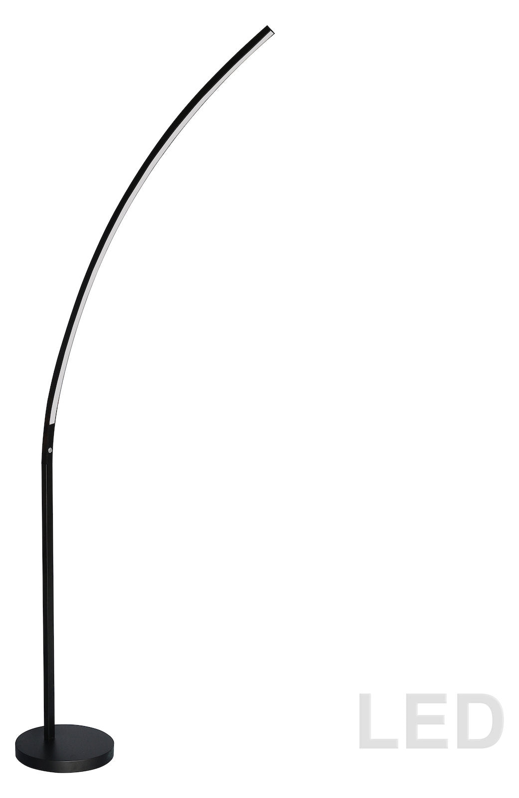 22W Floor Lamp Matte Black Finish by Dainolite