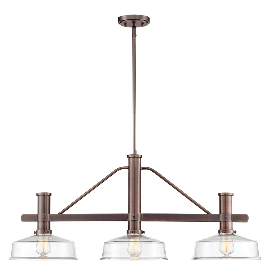 3 Light Island Pendant by Designers Fountain