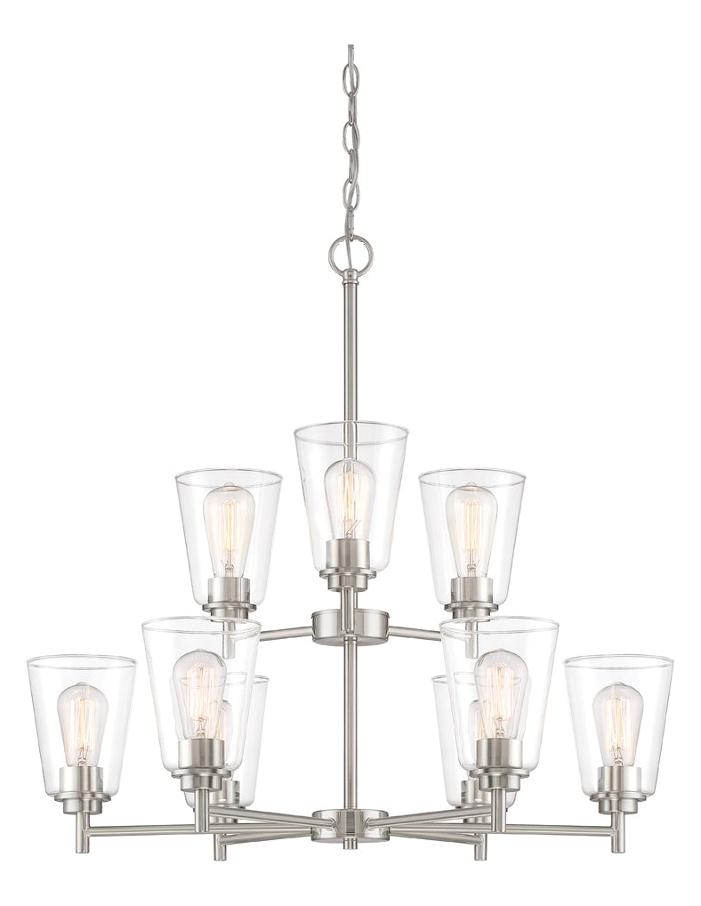 9 Light Chandelier by Designers Fountain