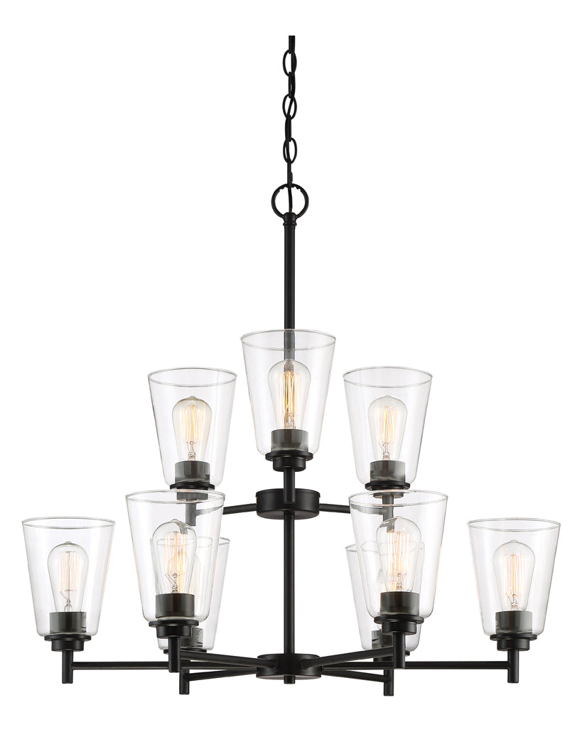 9 Light Chandelier by Designers Fountain