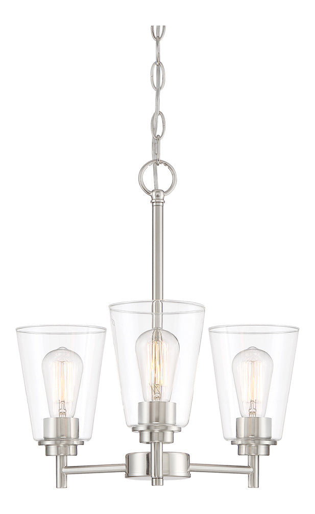 3 Light Chandelier by Designers Fountain