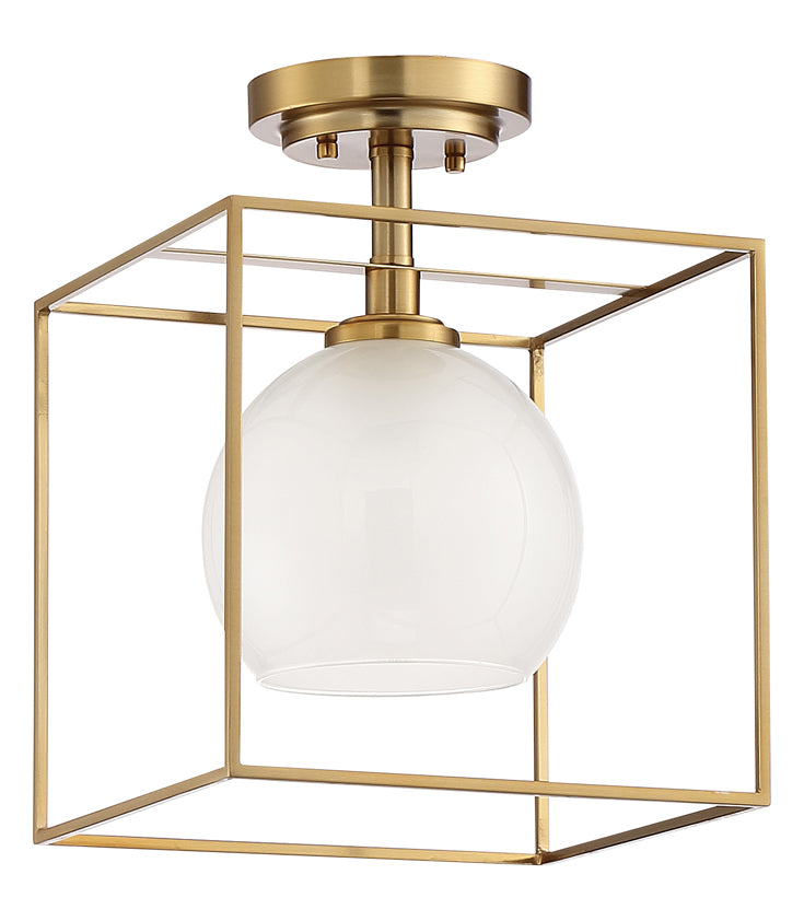 1 Light Semi-Flushmount