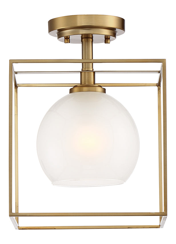 1 Light Semi-Flushmount