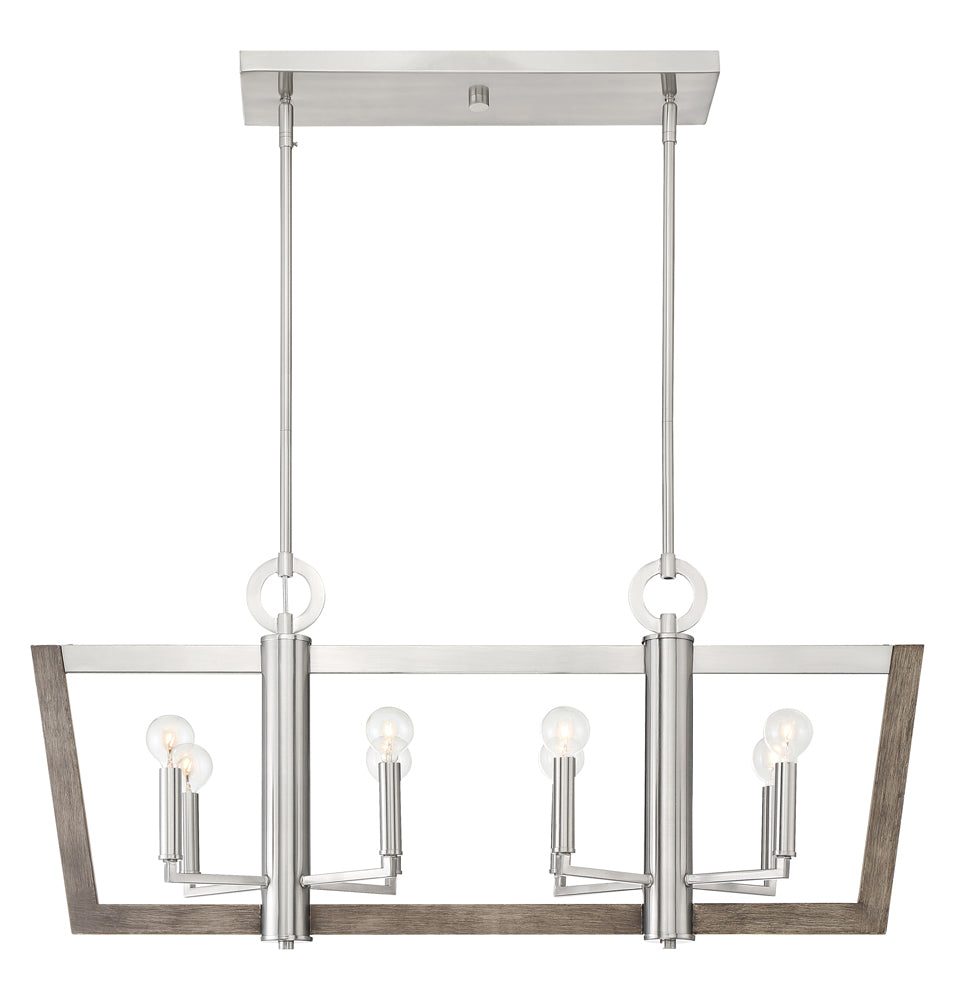 8 Light Island Chandelier by Designers Fountain