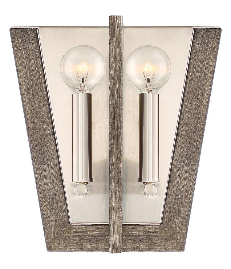 2 Light Wall Sconce