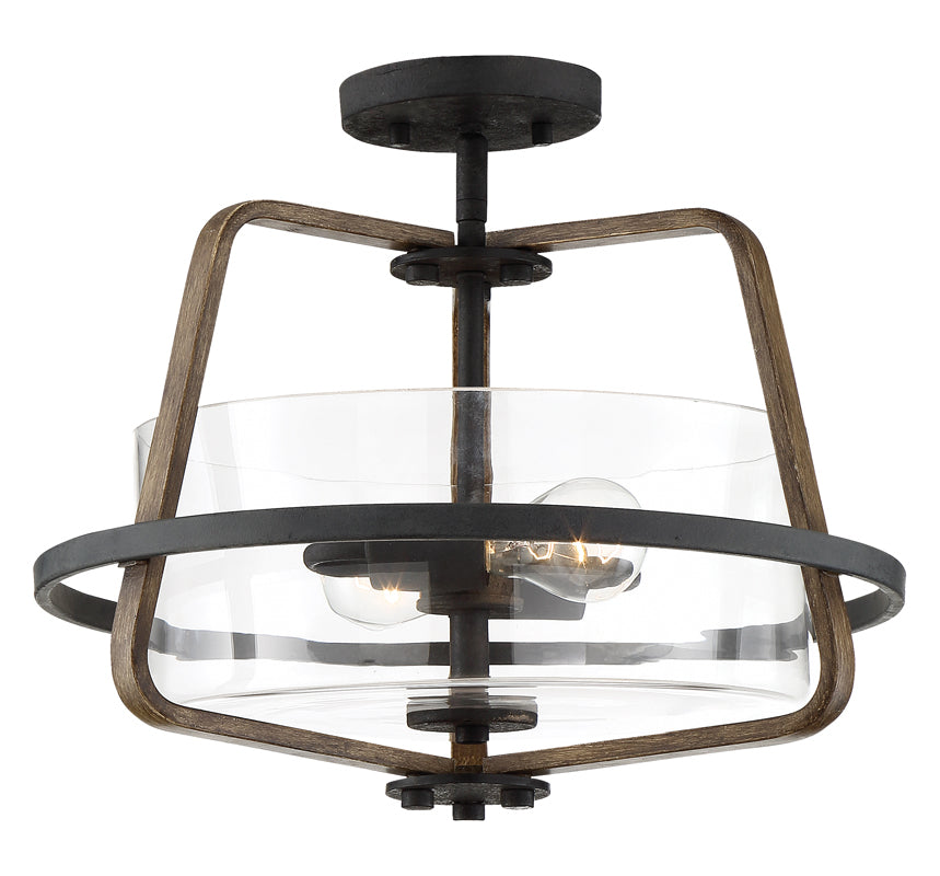 2 Light Semi-Flushmount by Designers Fountain