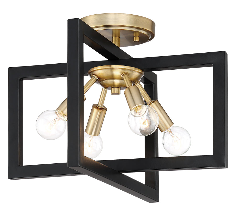 4 Light Semi-Flush by Designers Fountain