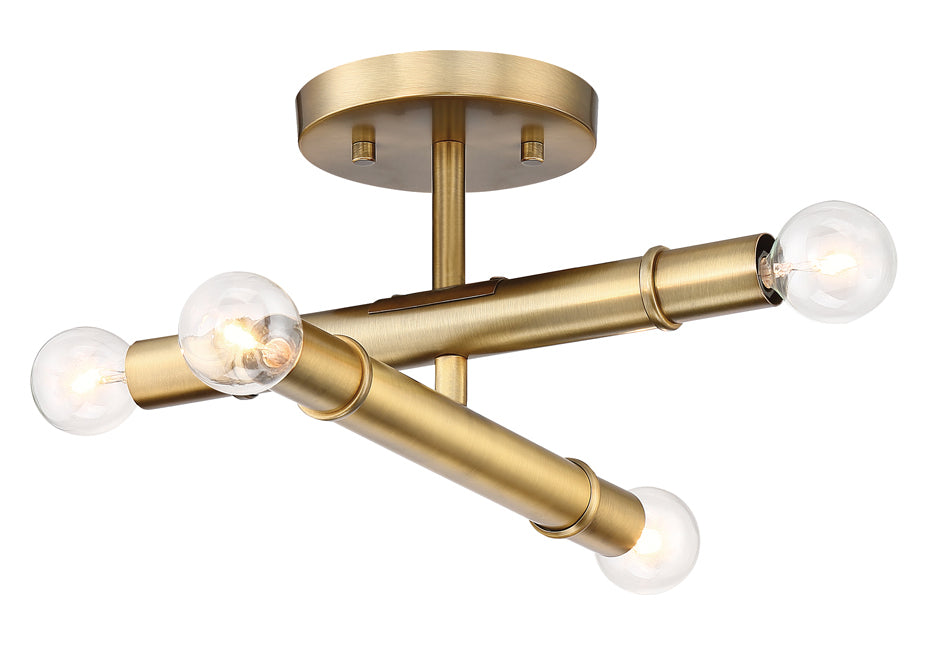 4 Light Semi-Flush by Designers Fountain