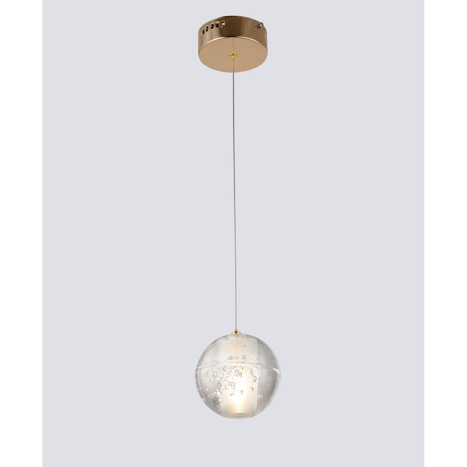 Gold  Single Pendnat Lighting by Bethel