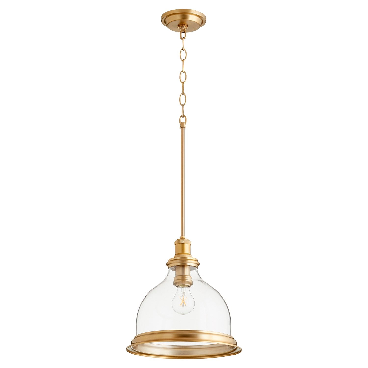 Clear W/Ring Pendant - Agb by Quorum