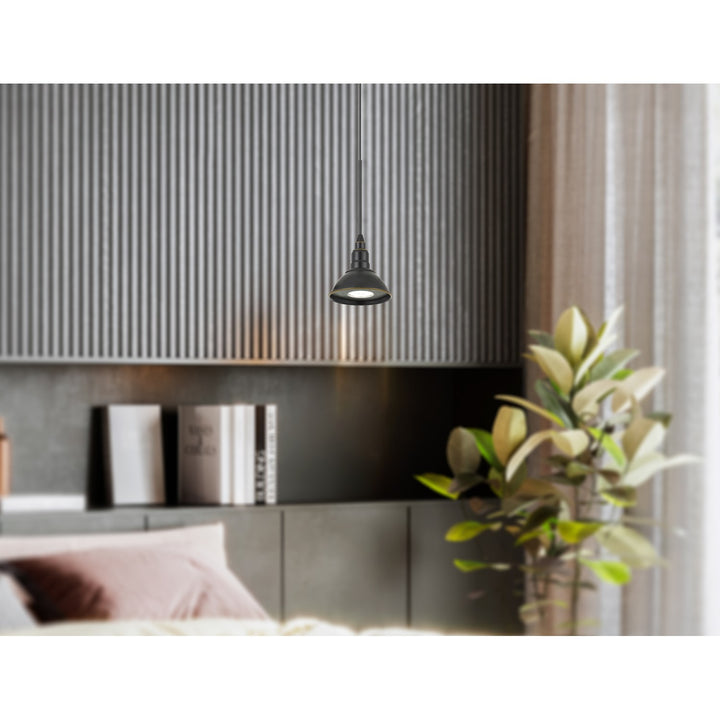Intergrated Led 10W 800 Lumen 80 Cri Dimmable Metal Pendant Fixture