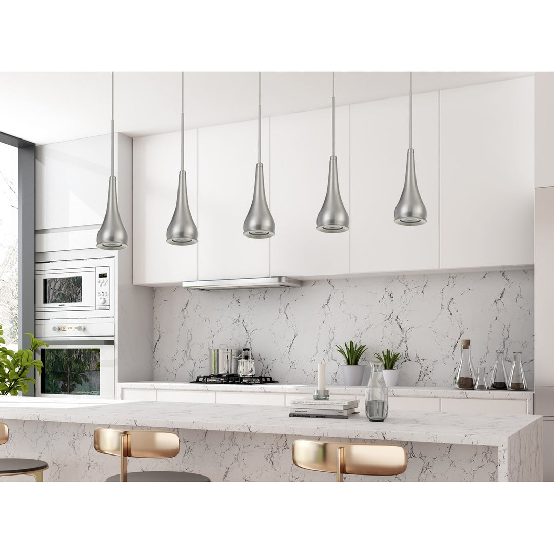 Intergrated Led 10W 800 Lumen 80 Cri Dimmable Metal Pendant Fixture by CAL Lighting