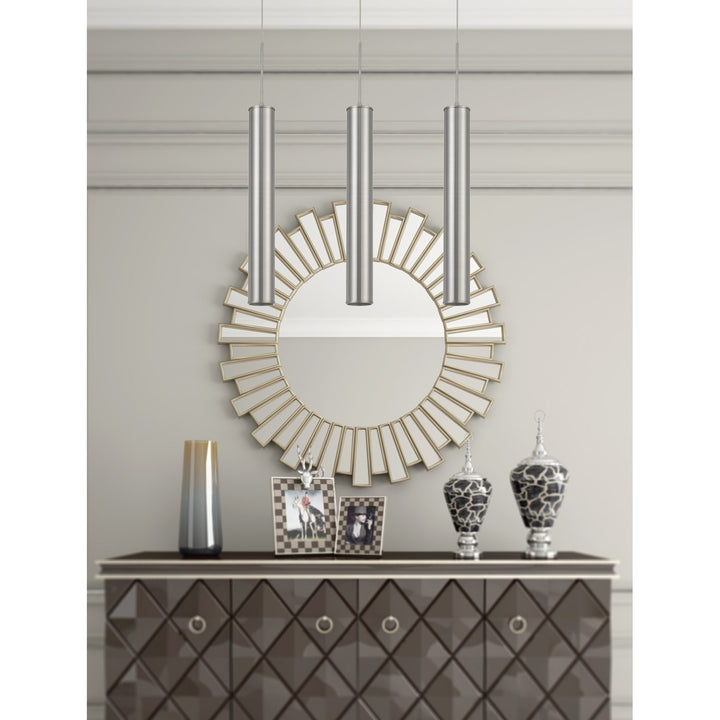 Intergrated Led 10W 800 Lumen 80 Cri Dimmable Metal Pendant Fixture by CAL Lighting