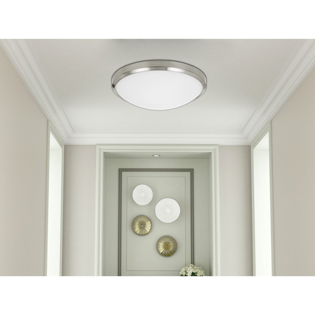 15.25in Height Glass And Metal Fixture