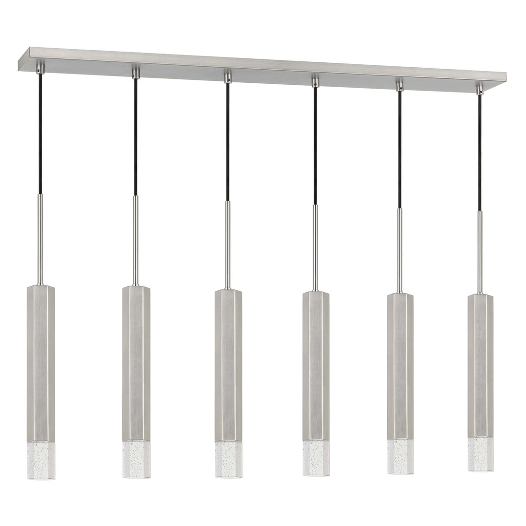 24in Height Aluminum Cast Pendant In Gun Metal Finish by CAL Lighting