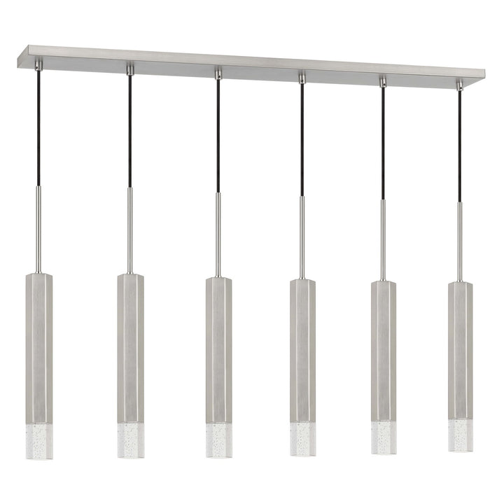 24in Height Aluminum Cast Pendant In Gun Metal Finish by CAL Lighting
