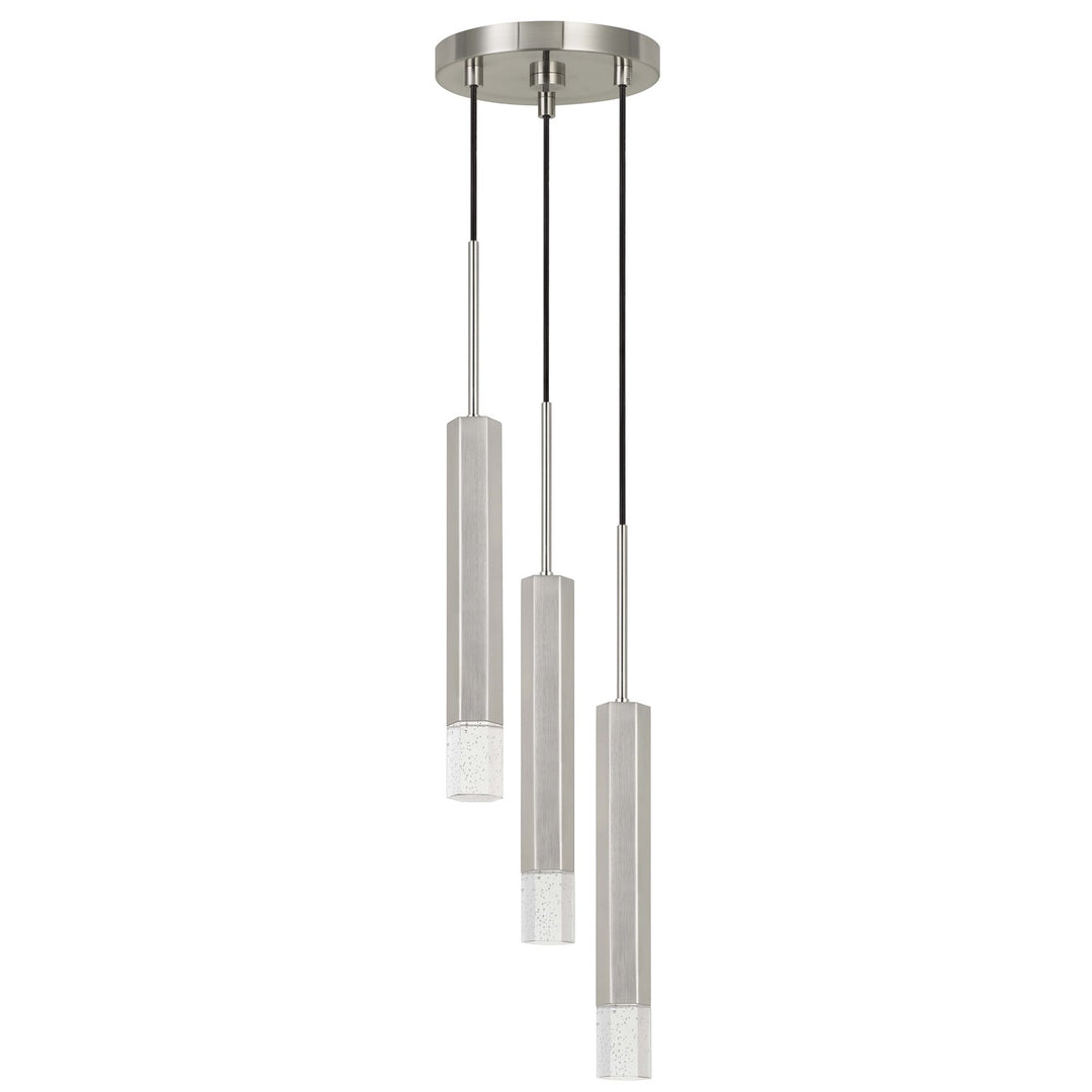 24in Height Aluminum Cast Pendant In Gun Metal Finish by CAL Lighting