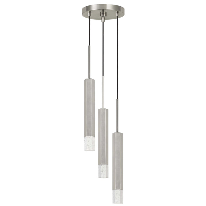 24in Height Aluminum Cast Pendant In Gun Metal Finish by CAL Lighting
