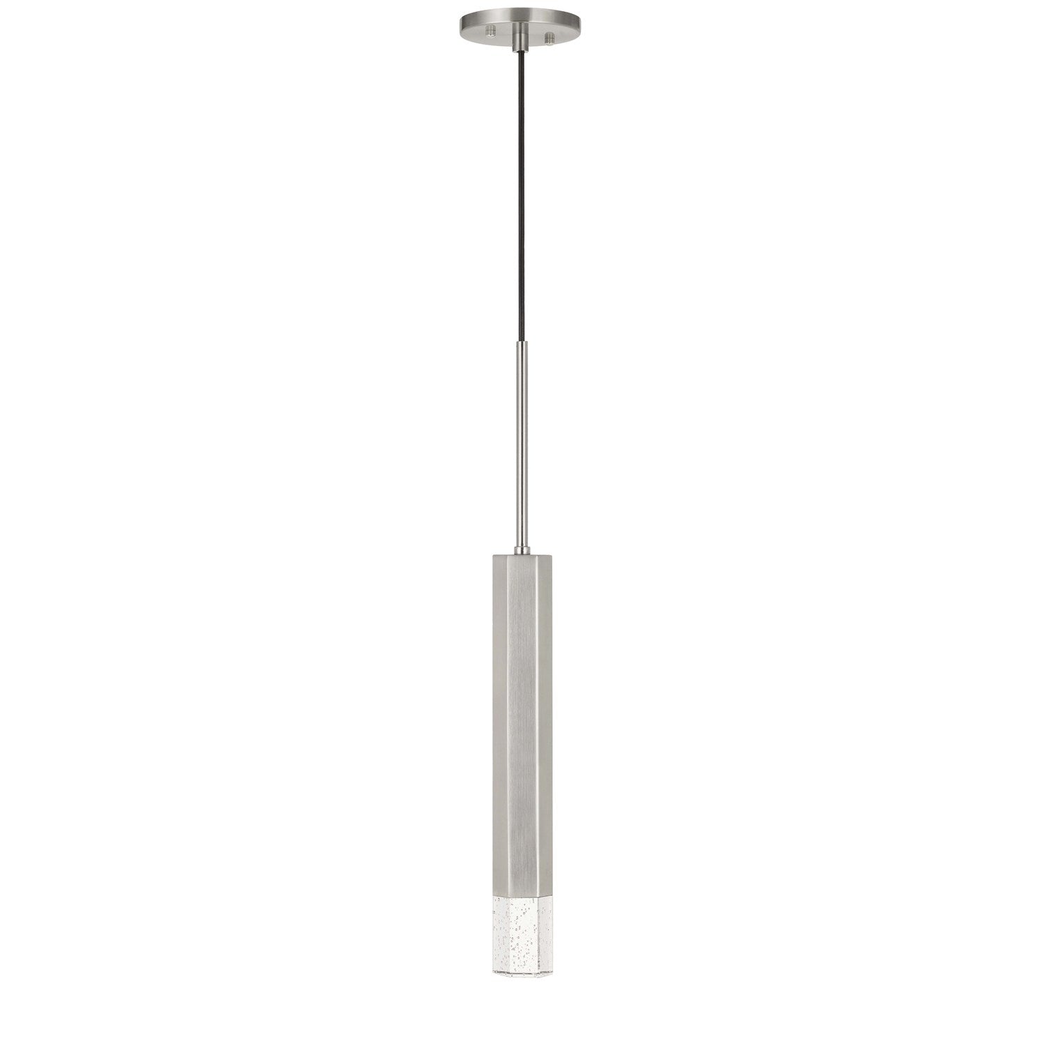24in Height Aluminum Cast Pendant In Gun Metal Finish by CAL Lighting
