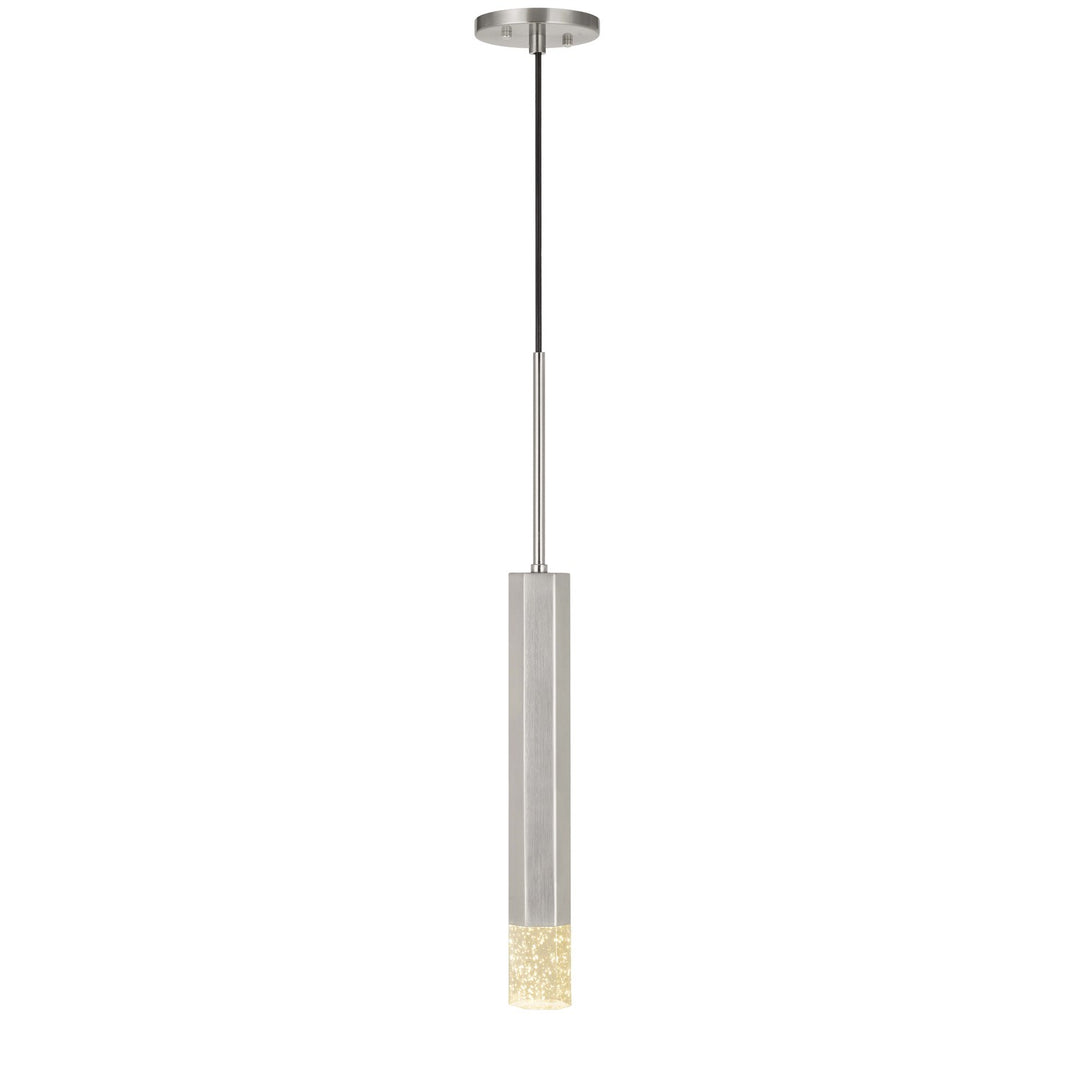 24in Height Aluminum Cast Pendant In Gun Metal Finish