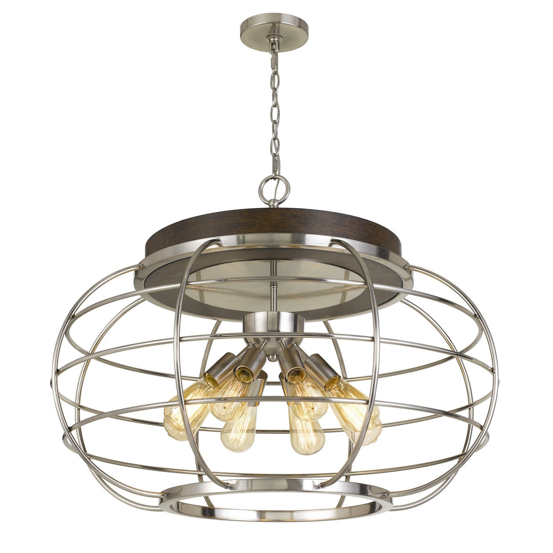 Metal Chandelier (Edison Bulbs Not Included)