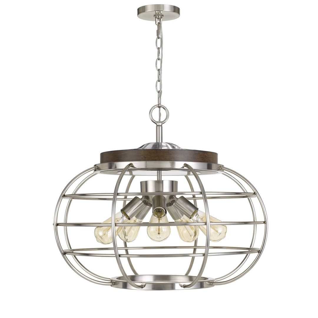 Metal Chandelier (Edison Bulbs Not Included) by CAL Lighting