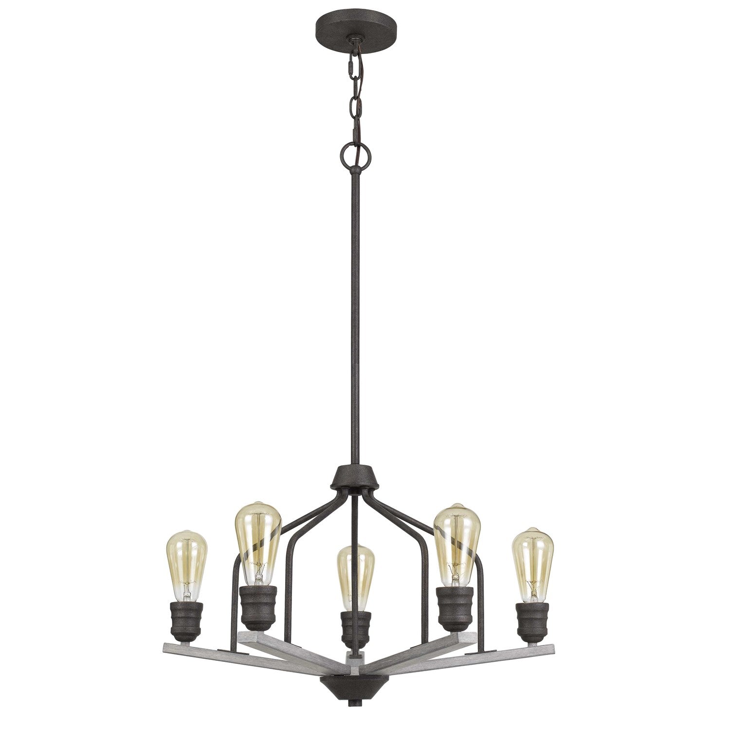 Corning Metal Chandelier (Edison Bulbs Not Included) by CAL Lighting
