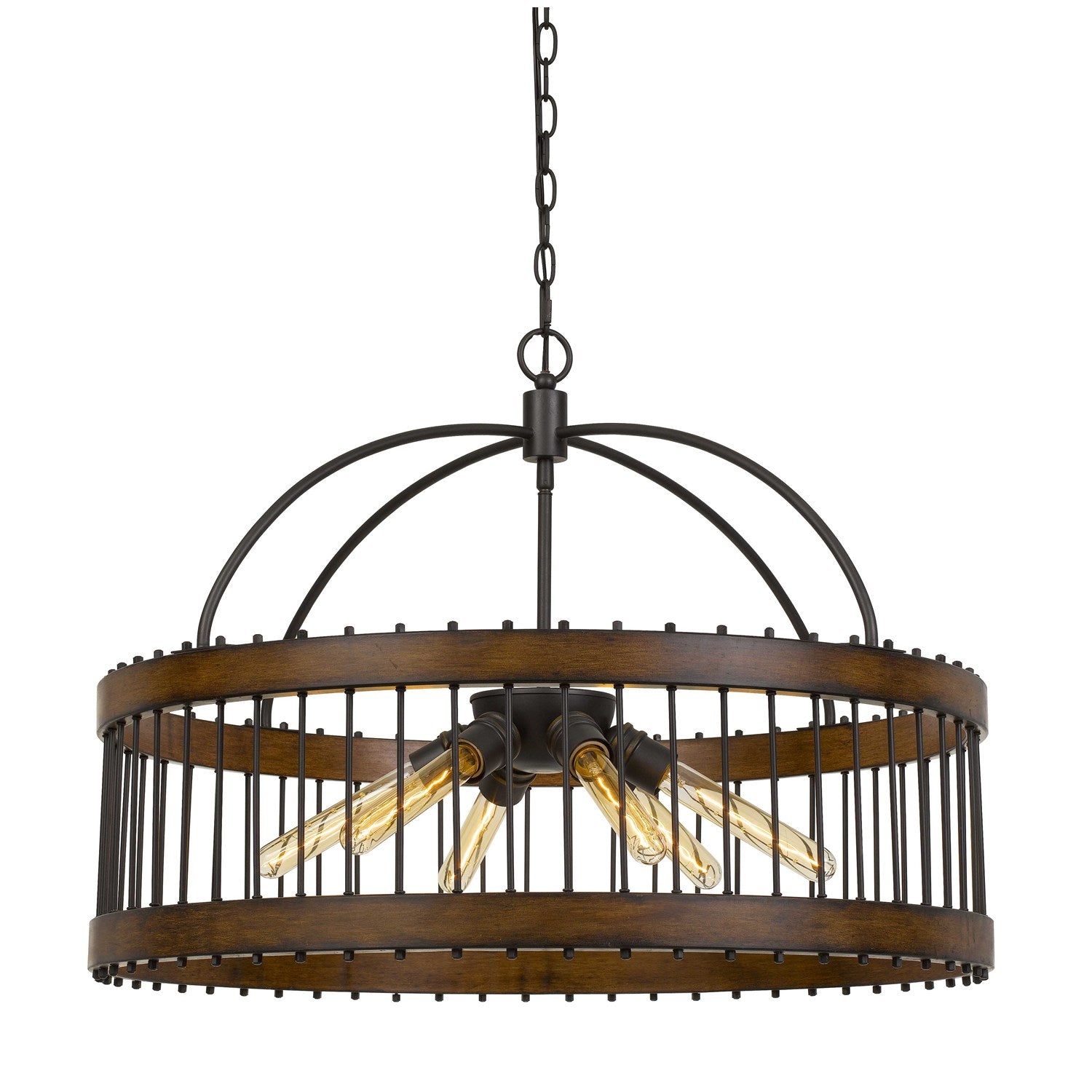 60W X 6 Metal Pendant Fixture  (Edison Bulbs Not Included) by CAL Lighting