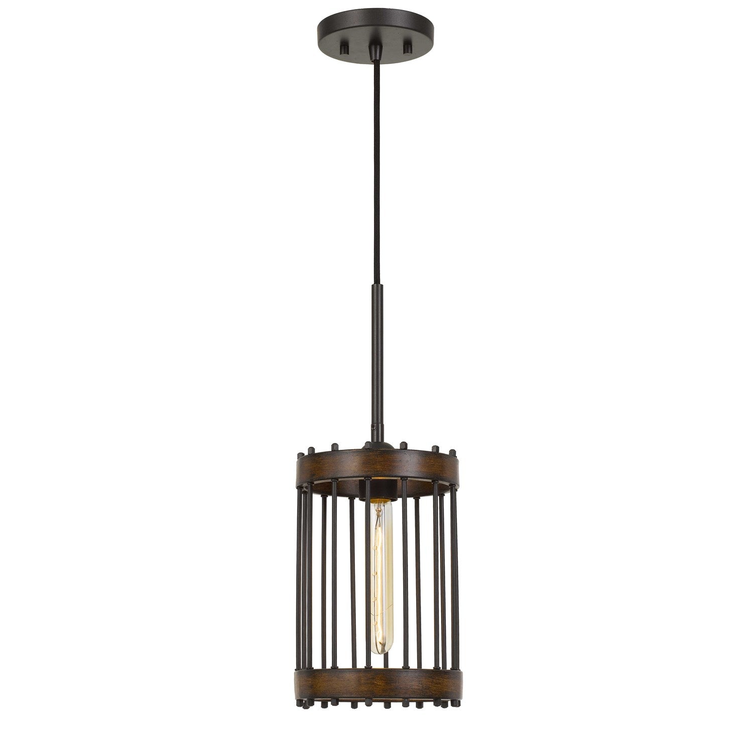 60W Metal Pendant Fixture (Edison Bulbs Not Included) by CAL Lighting