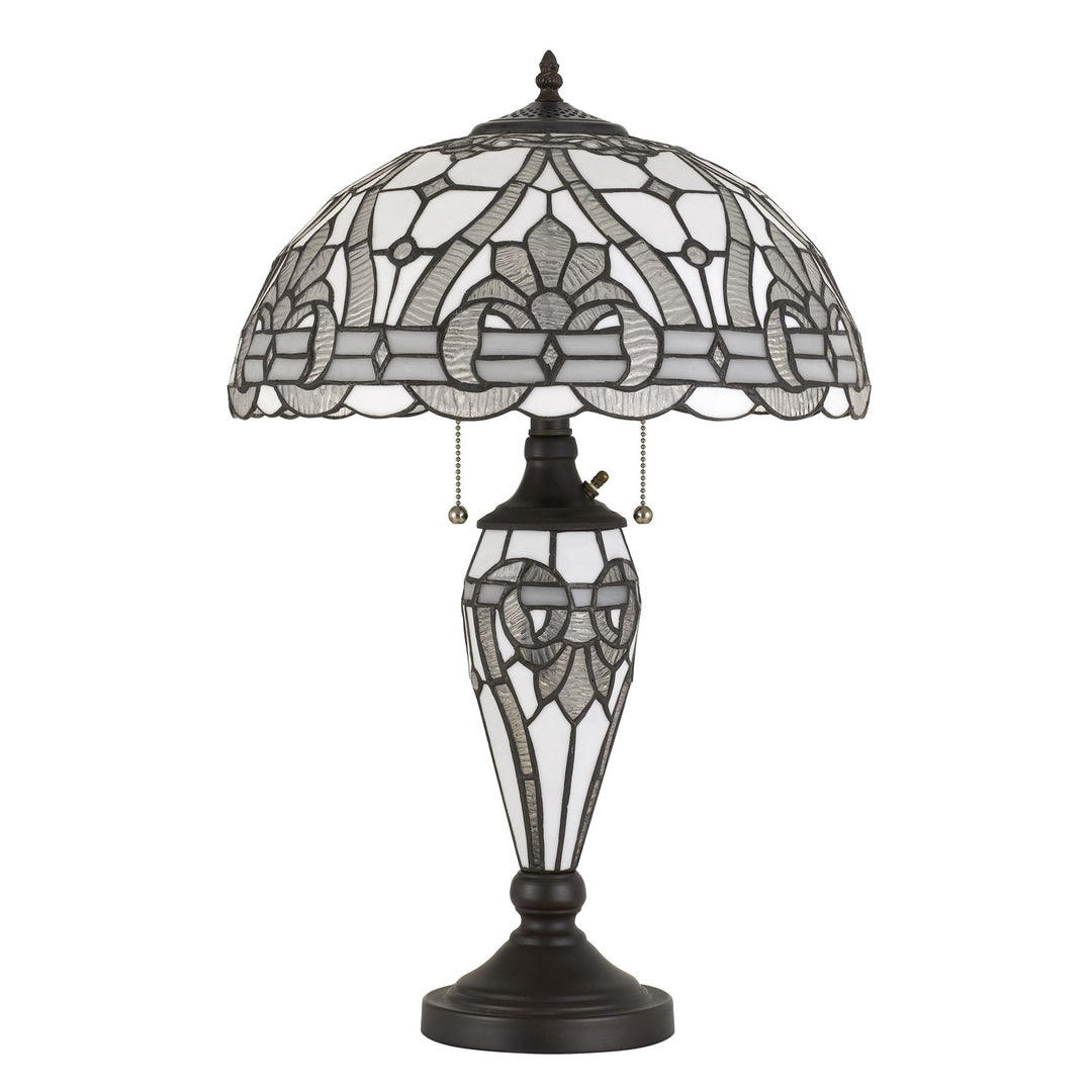 60W X 2  Table Lamp With 7W Night Light by CAL Lighting