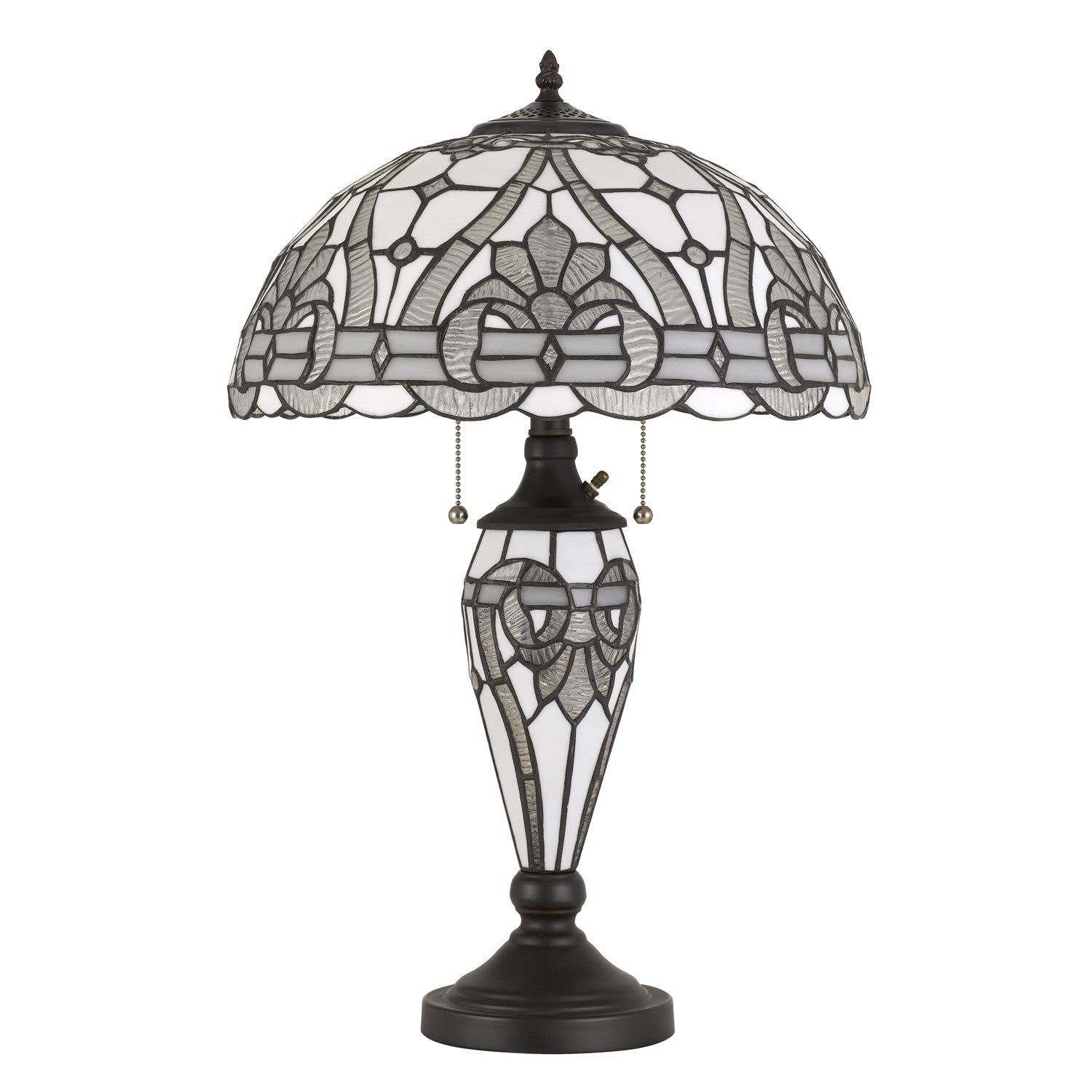 60W X 2  Table Lamp With 7W Night Light by CAL Lighting